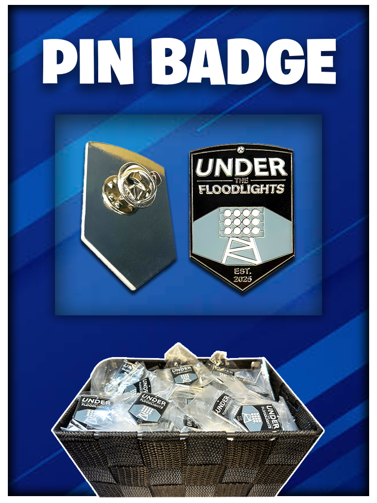 Under The Floodlights - Pin Badge